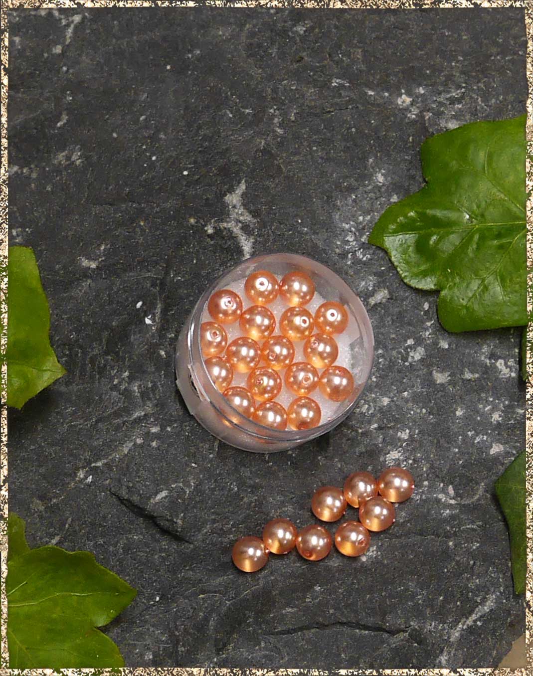 Perlen lachs 8 mm